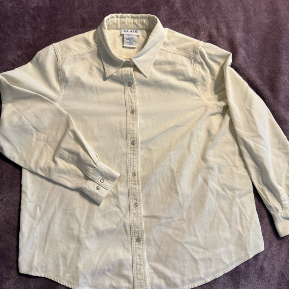 Blair Cream Cotton Shirt